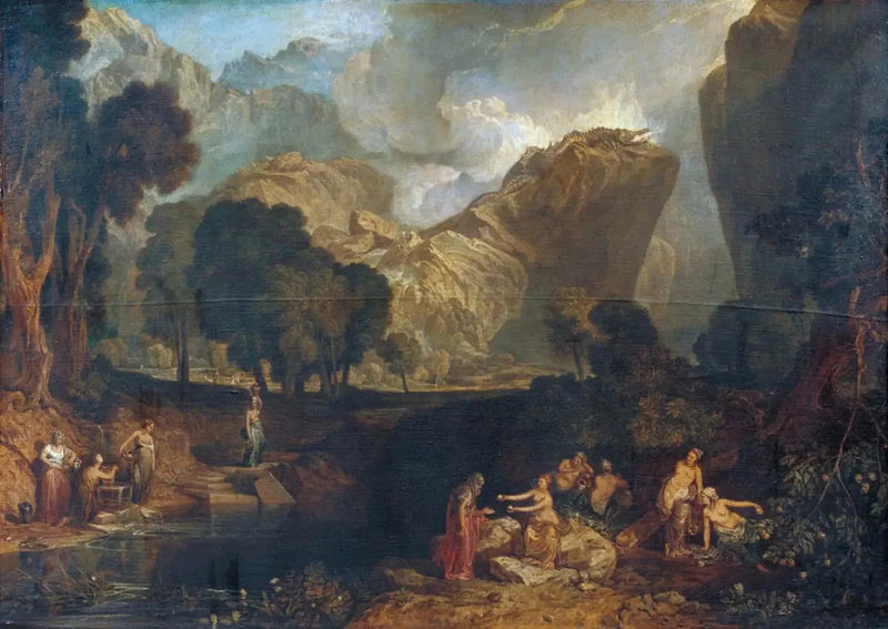 La Dea della Discordia Sceglie la Mela della Contesa nel Giardino delle Esperidi - J. M. W. Turner