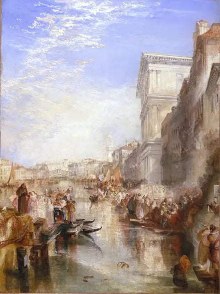Il Grande Canale: Scena - Una Strada a Venezia - J. M. W. Turner