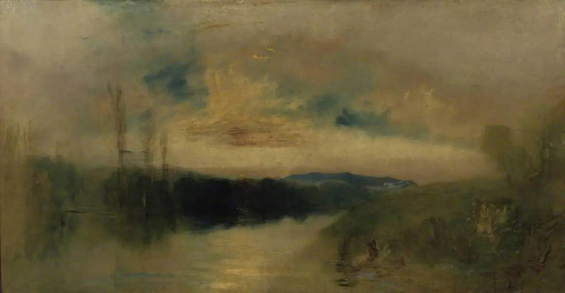 Il Lago, Petworth, Alba - J. M. W. Turner