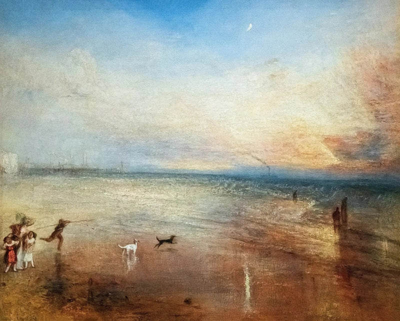 La Luna Nuova; o, 'Ho perso la mia barca, non avrai il tuo cerchio' - J. M. W. Turner