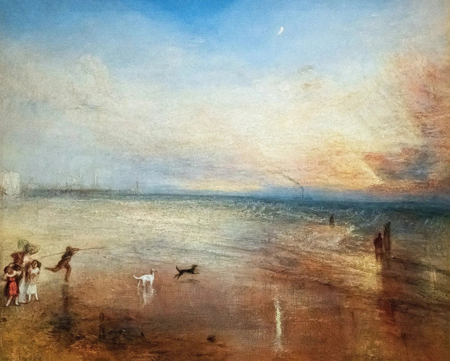 La Luna Nuova; o, 'Ho perso la mia barca, non avrai il tuo cerchio' - J. M. W. Turner