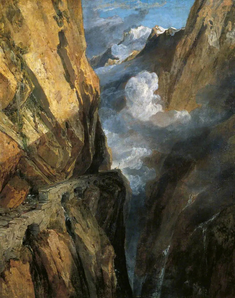 Il Passo di San Gottardo, Svizzera - J. M. W. Turner