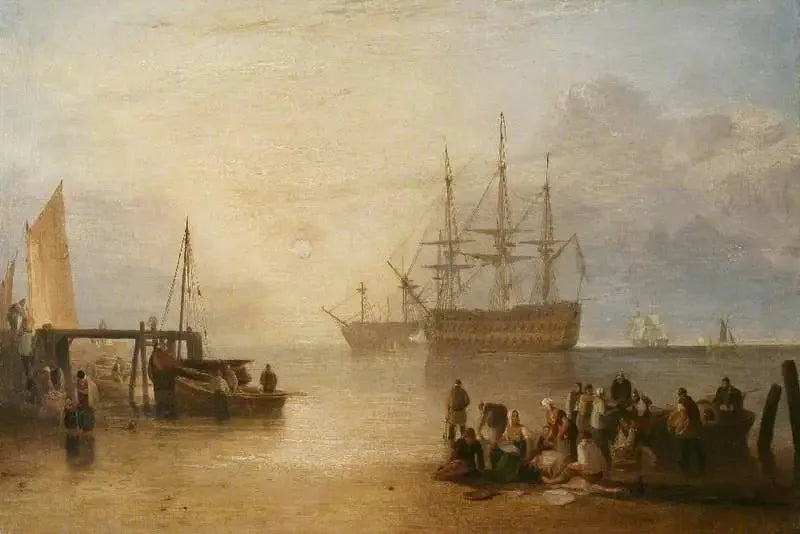 Il Sole che Tramonta attraverso il Vapore - J. M. W. Turner