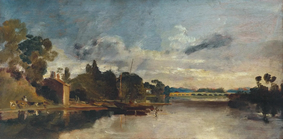 Il Tamigi vicino ai ponti di Walton - J. M. W. Turner