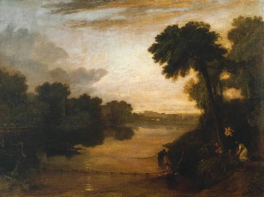 Il Tamigi vicino a Windsor - J. M. W. Turner