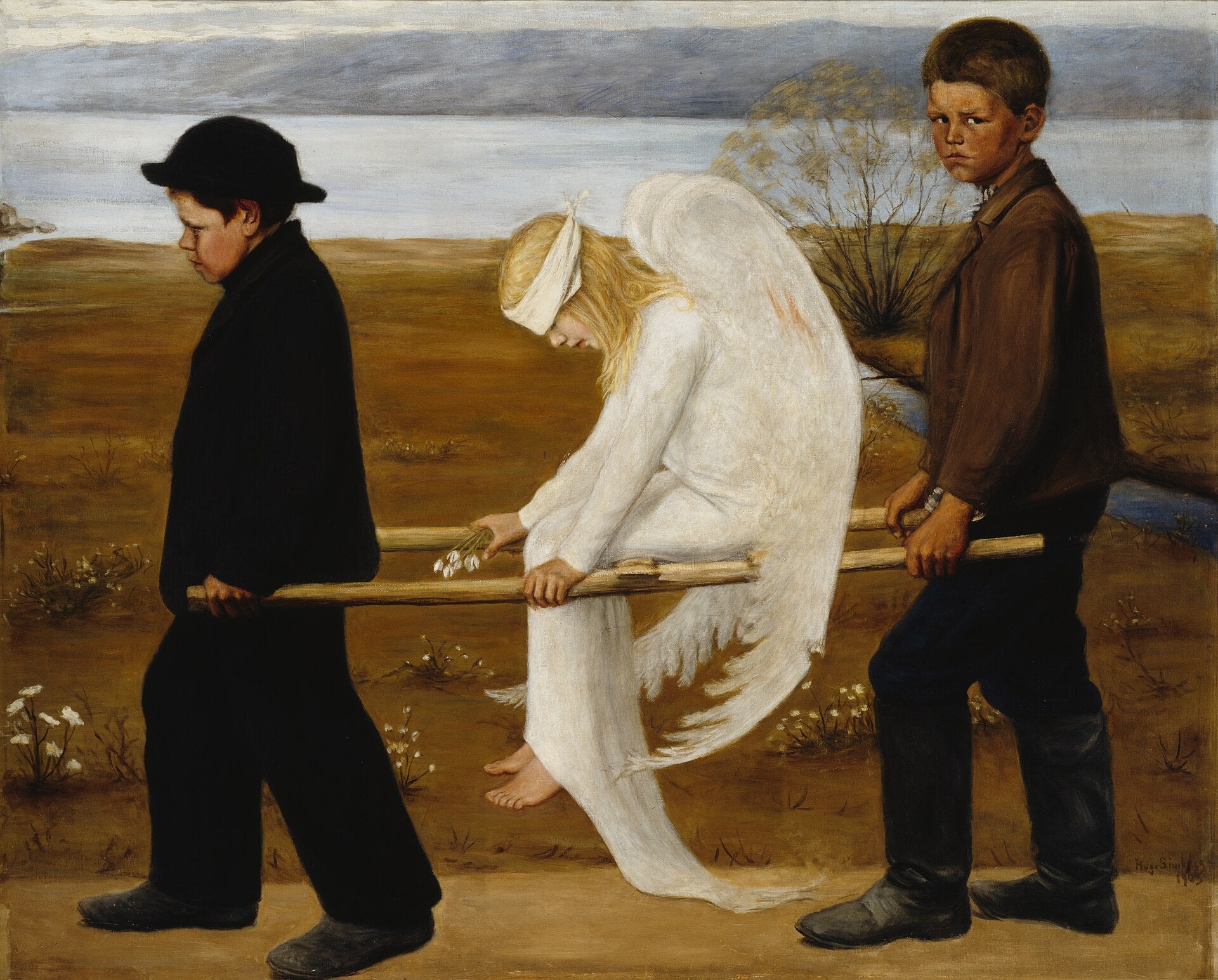 L’Ange blessé - Hugo Simberg