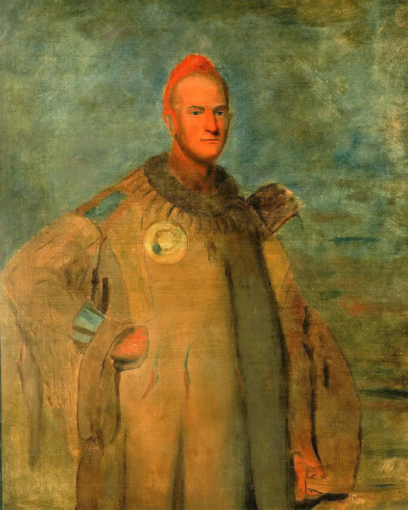 Theodore Burr Catlin, en costume indiano - George Catlin