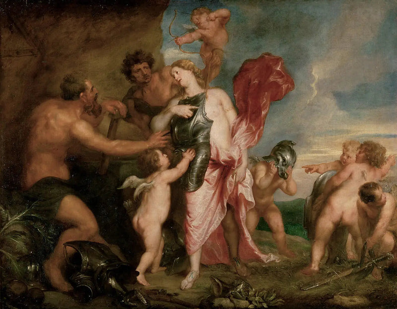 Thétis ricevendo da Efesto le armi per Achille - Antoine van Dyck