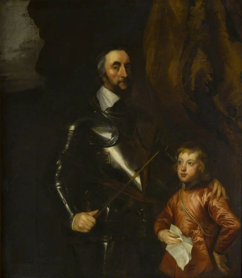 Thomas (1592–1646), conte d'Arundel, avec l'un de ses petits-fils - Antoine van Dyck
