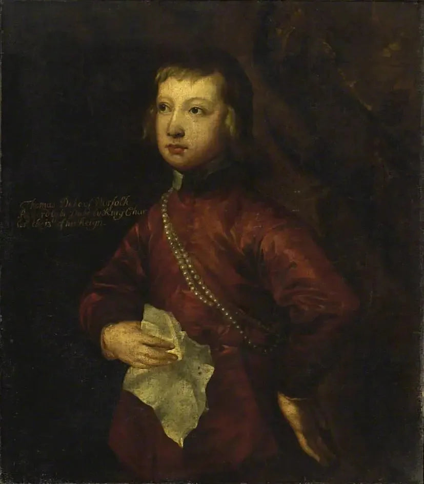 Thomas Howard, futuro 5º duca di Norfolk, lorsqu'il était enfant - Antoine van Dyck