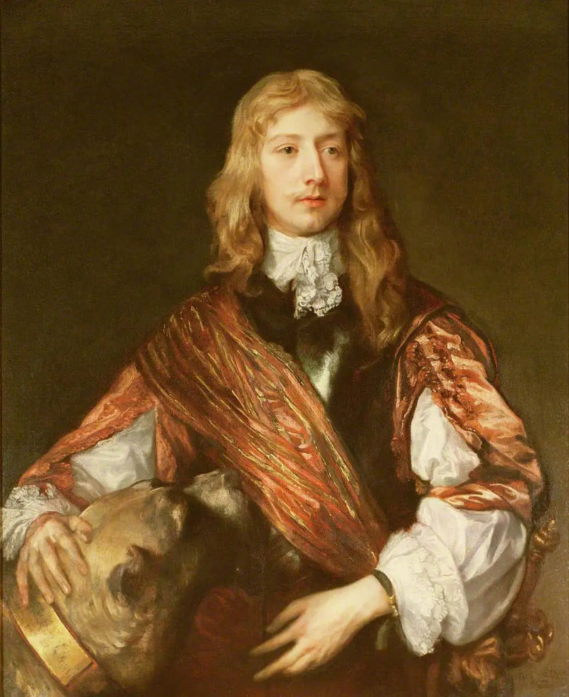 Thomas Killigrew (1611–1682) con un Mastiff - Antoine van Dyck