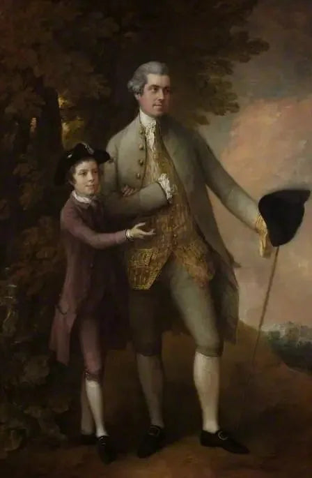 Thomas Rumbold (1736–1791) e suo figlio - Thomas Gainsborough