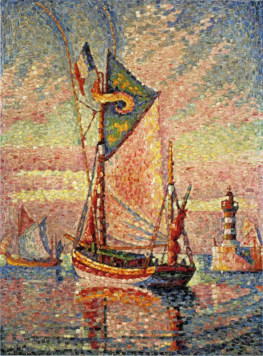 Peschereccio a Concarneau - Paul Signac