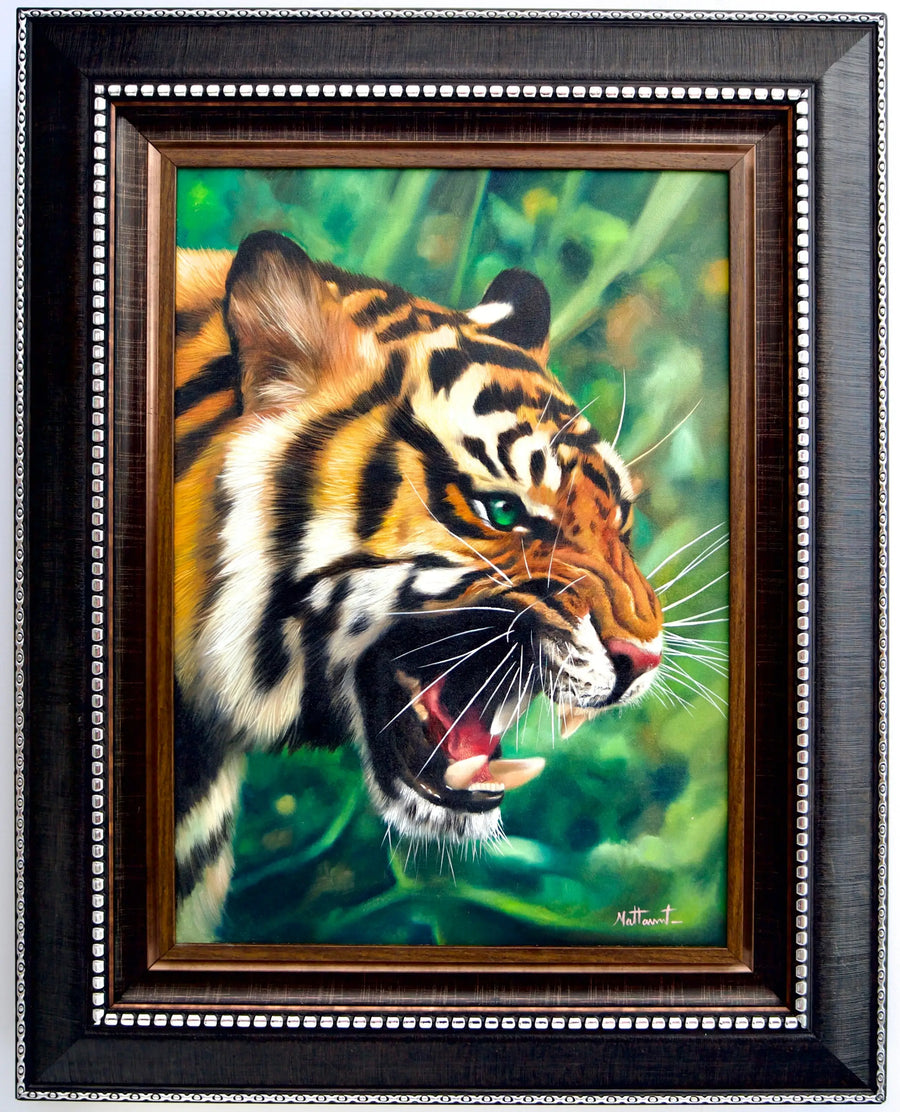 Tigre dagli Occhi Verdi | Dimensioni: 50x70 cm