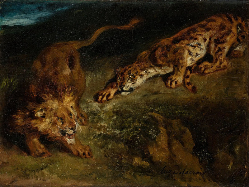 Tigre e Leone - Eugène Delacroix