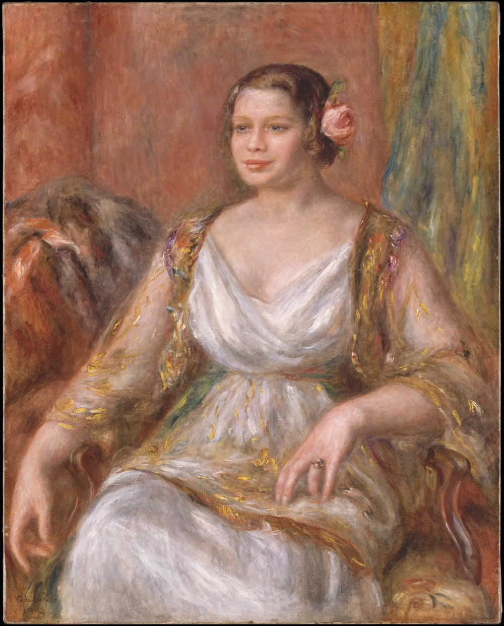 Tilla Durieux - Pierre-Auguste Renoir image 1 reproduction de peinture à l’huile