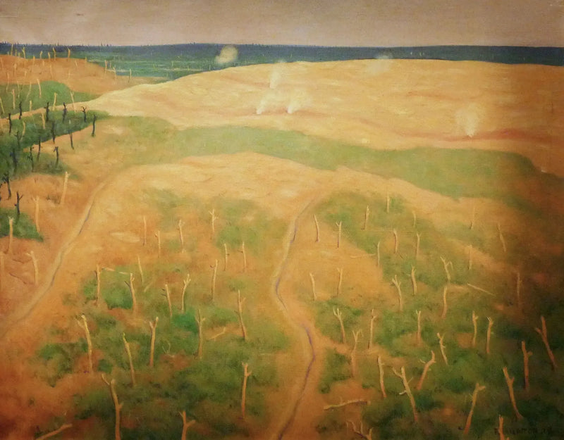 Tiro su fili di ferro tedeschi, regione di Bolente - Félix Vallotton