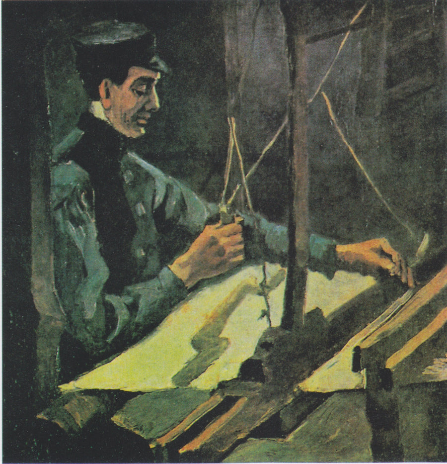 Tessitore rivolto verso destra (mezza figura) - Vincent van Gogh