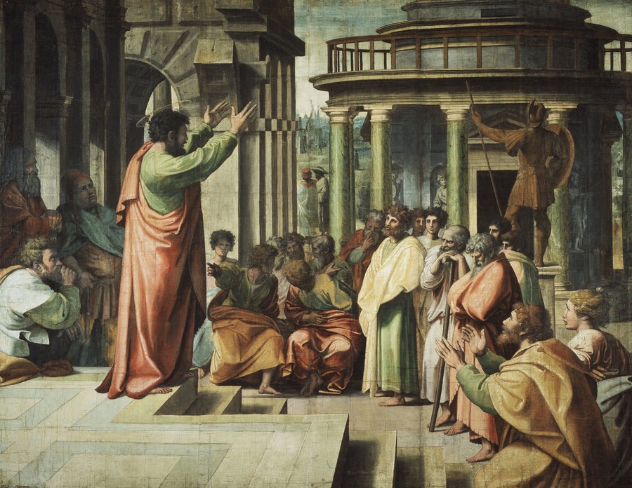 San Paolo che predica ad Atene - Raffaello Sanzio