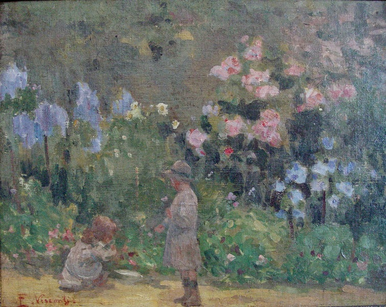 Tobia e Afonso nel parco - Eliseu Visconti