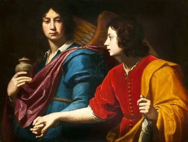 Tobie e l'arcangelo Raffaele. - Lorenzo Lippi