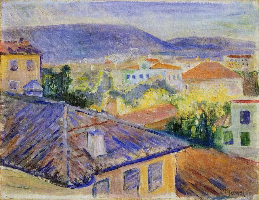 Tetti di Nizza - Edvard Munch