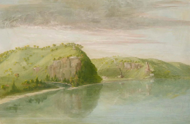Tombe di Dubuque, Haut-Mississippi - George Catlin