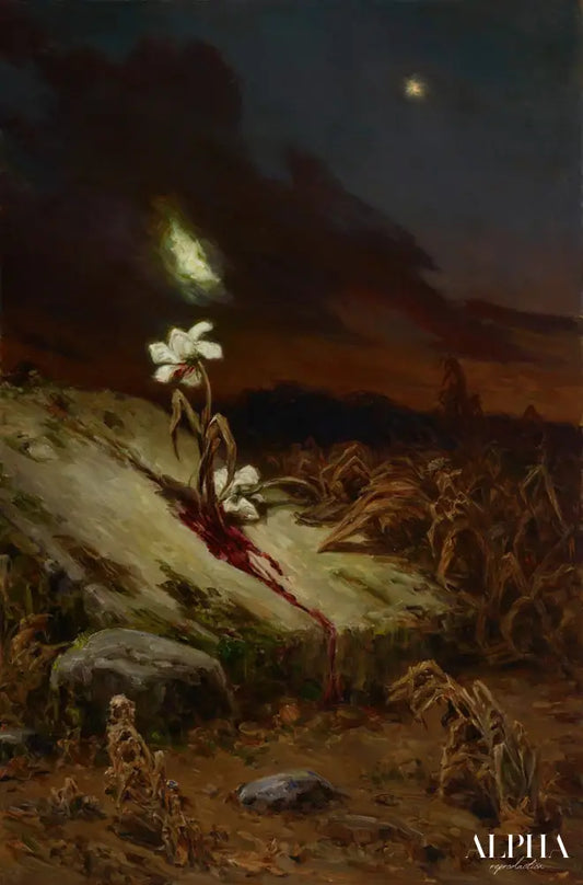 Tombe d’un suicide - Wilhelm Kotarbińsk Reproductions de tableaux à la peinture à l’huile