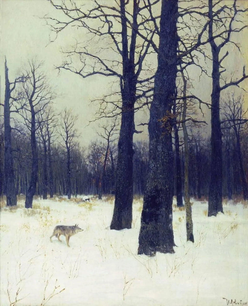 Hiver dans la forêt - Isaac Levitan