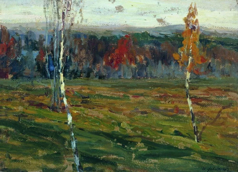 Automne, bouleaux - Isaac Levitan