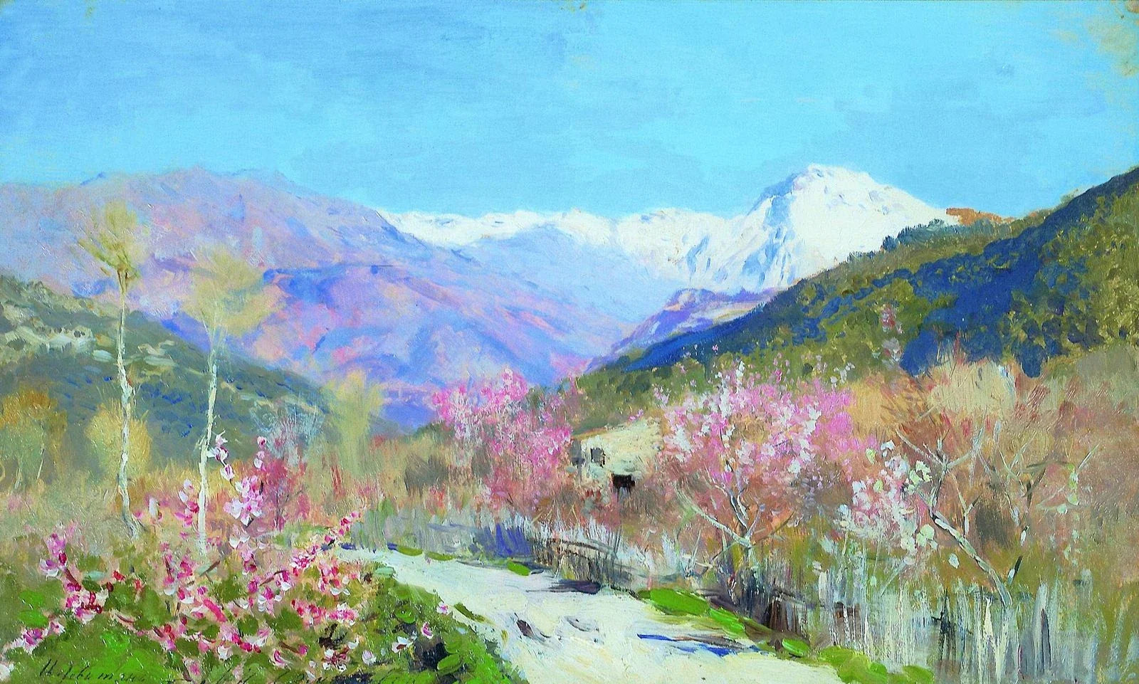 Printemps en Italie, peinture de Isaac Levitan
