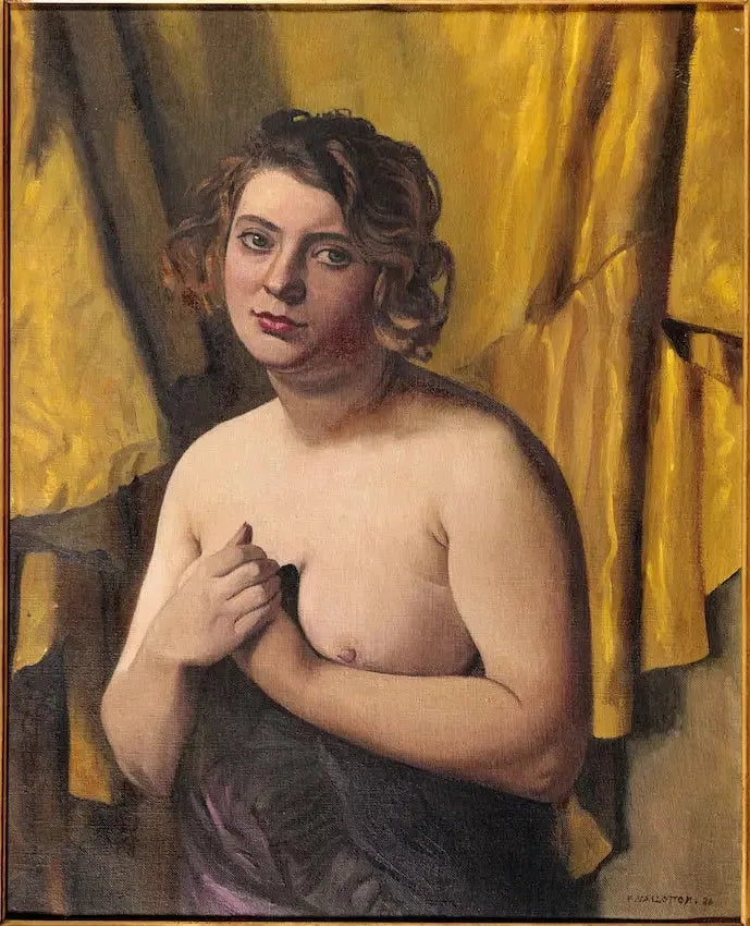 Torse de femme - Félix Vallotton image 1 reproduction d’œuvre d’art à l’huile