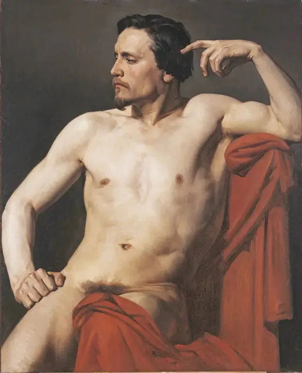 Torso o mezza figura dipinta - Bouguereau
