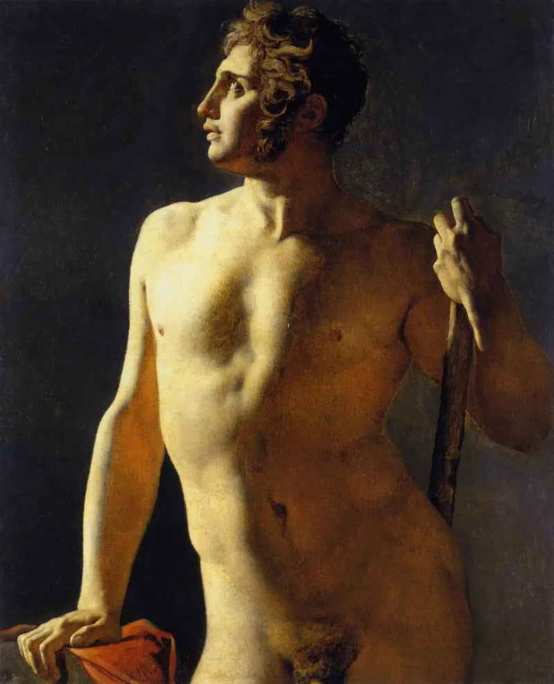 Torso o mezza figura dipinta - Jean-Auguste-Dominique Ingres