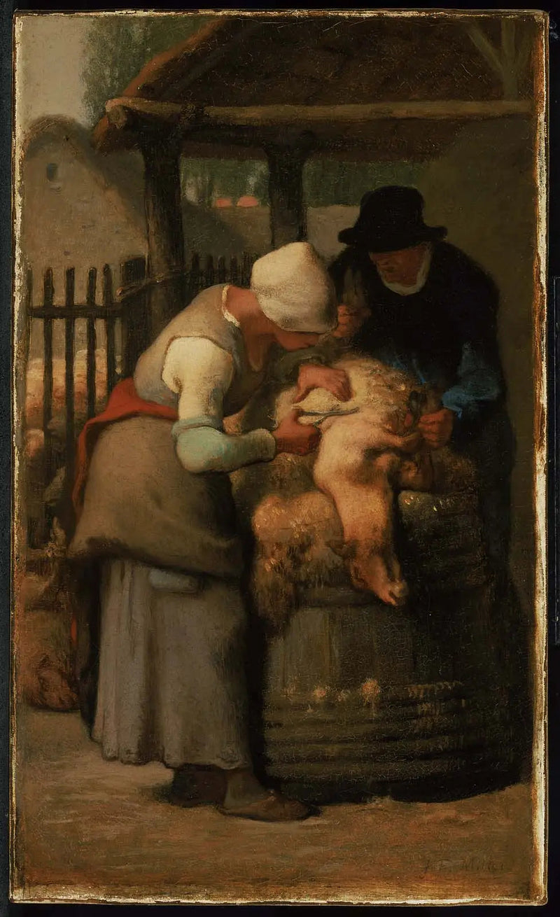 Tote di Pecora - Jean-François Millet