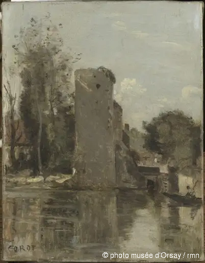 Giro sul bordo dell'acqua - Jean-Baptiste Camille Corot