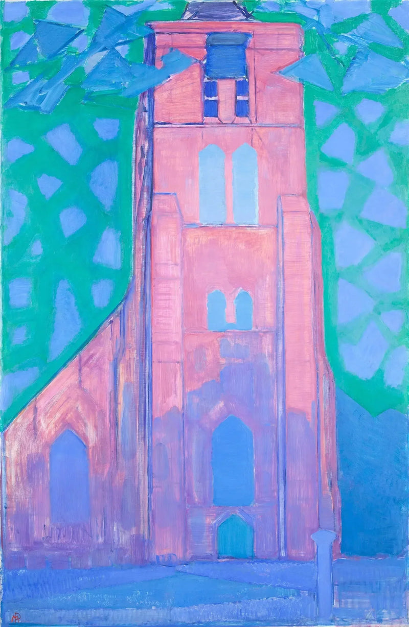 Torre della chiesa di Zelanda - Piet Mondrian