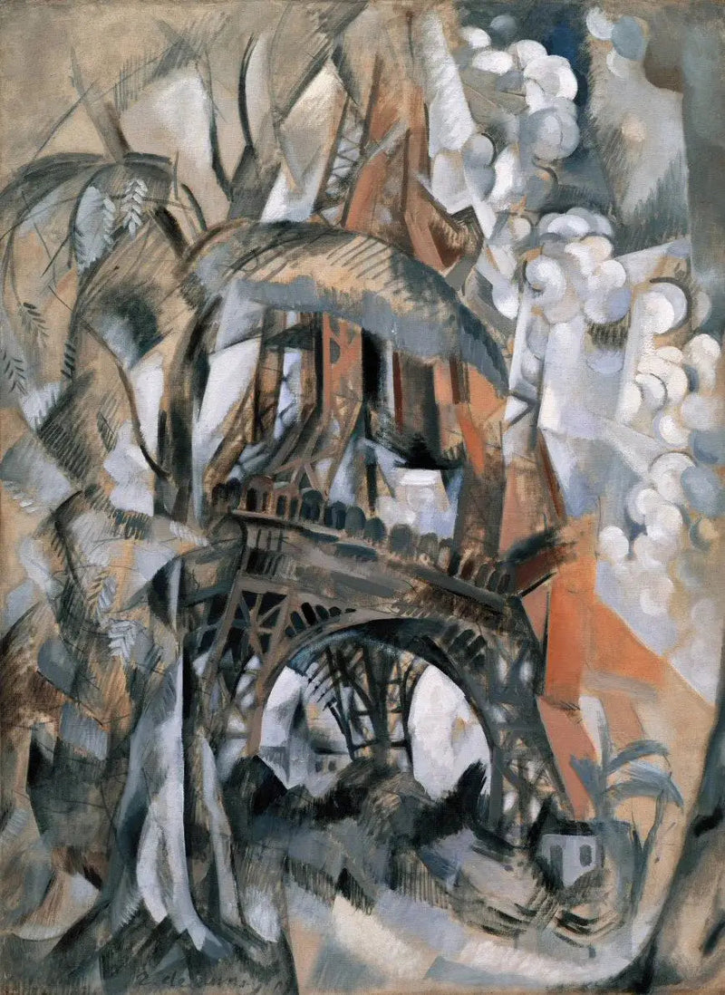 Torre Eiffel con alberi - Robert Delaunay