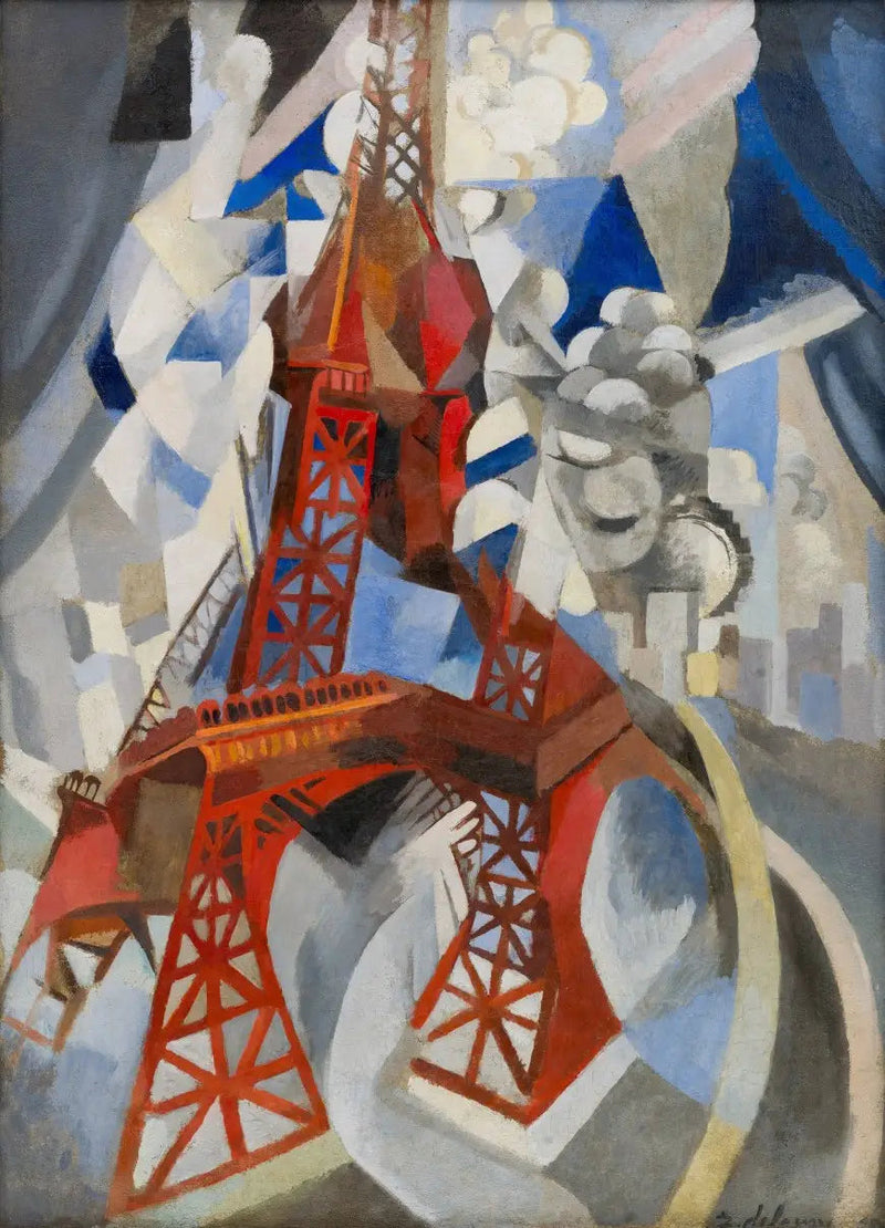 Torre Eiffel rossa - Robert Delaunay