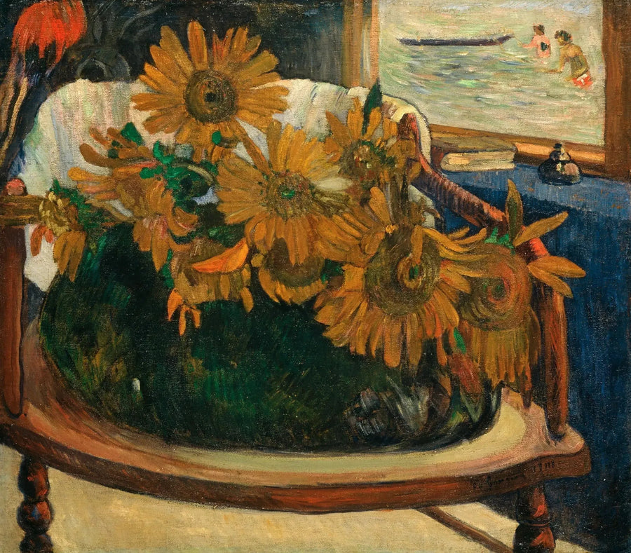 Girasoli su una poltrona - Paul Gauguin