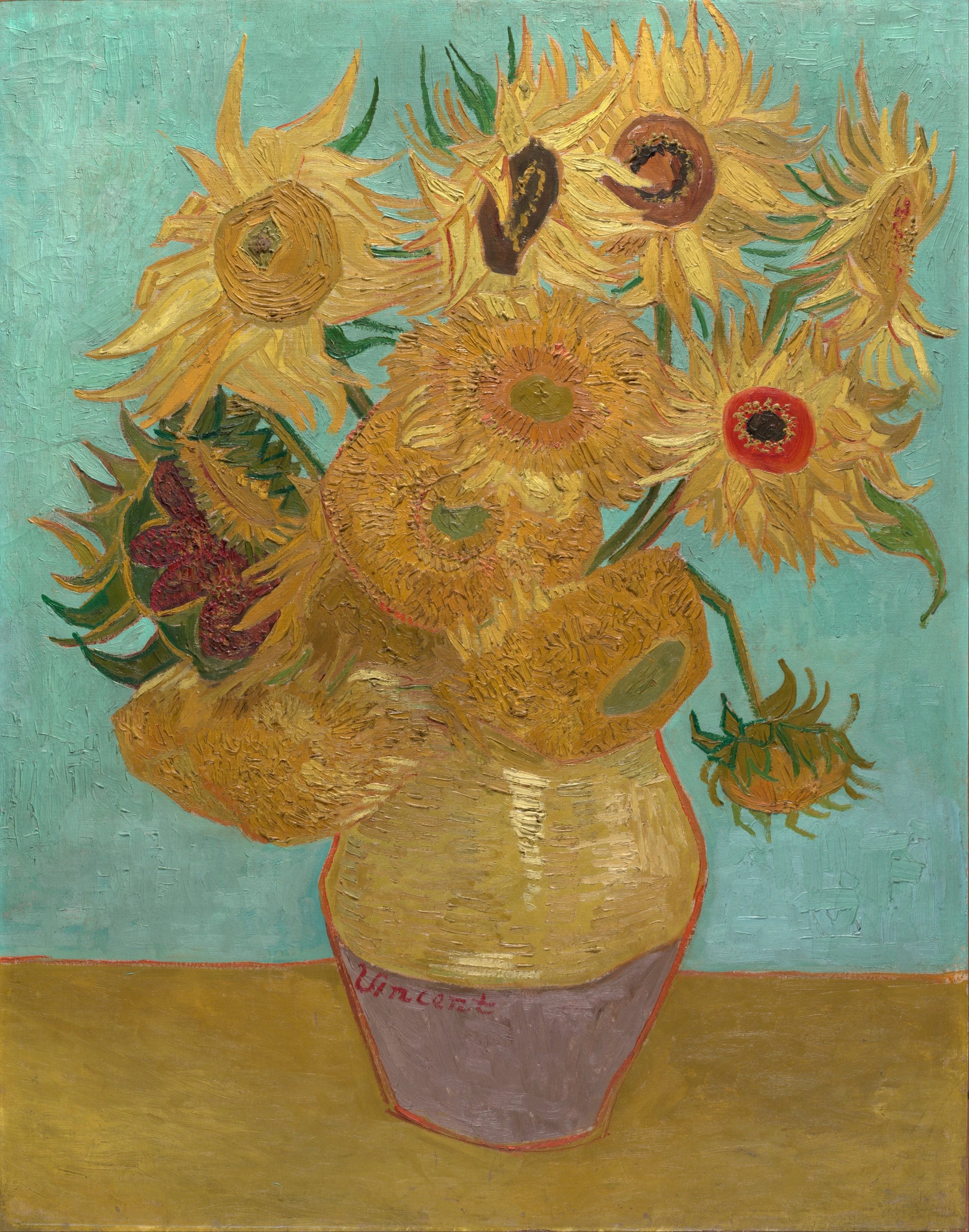Tournesols de Vincent van Gogh, 1889, Philadelphia Art Museum