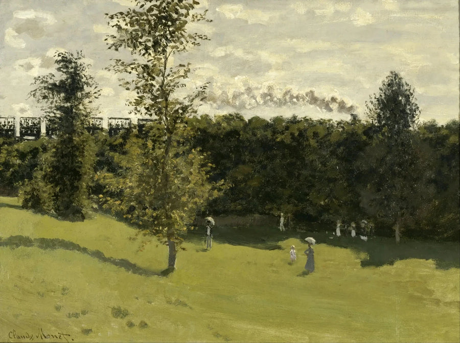 Treno nella campagna W153 - Claude Monet