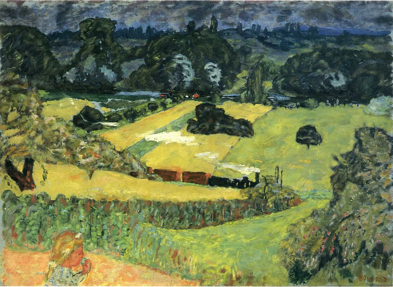 Treno e Barchini - Pierre Bonnard