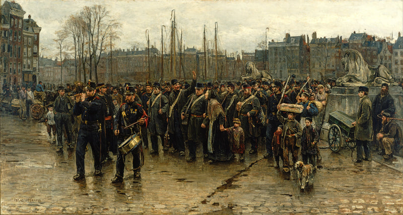 Le transport des coloniaux - Isaac Israëls