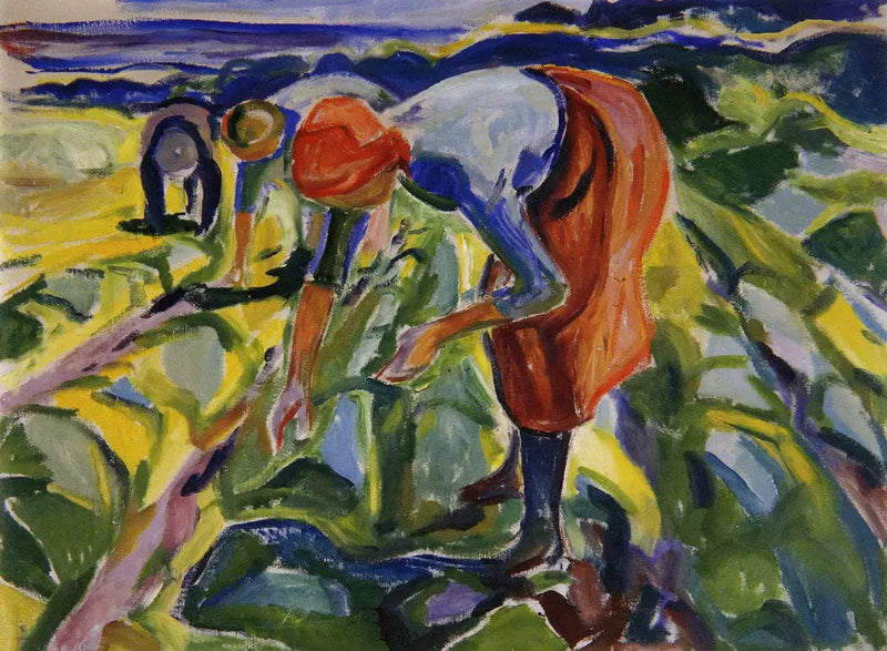 Lavoro nei campi - Edvard Munch