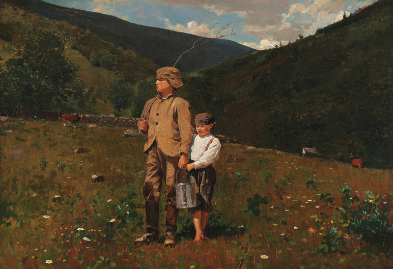 Traversée du pâturage - Winslow Homer