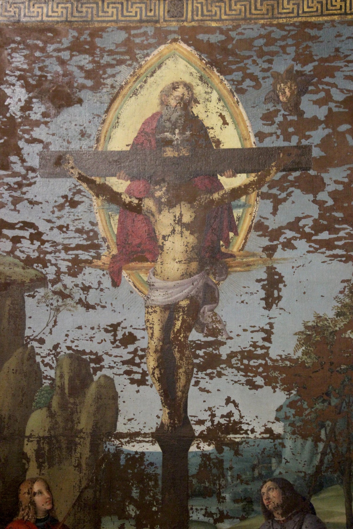 La Santissima Trinità con San Sebastiano e San Rocco, 1497-1499 circa - Raphaël