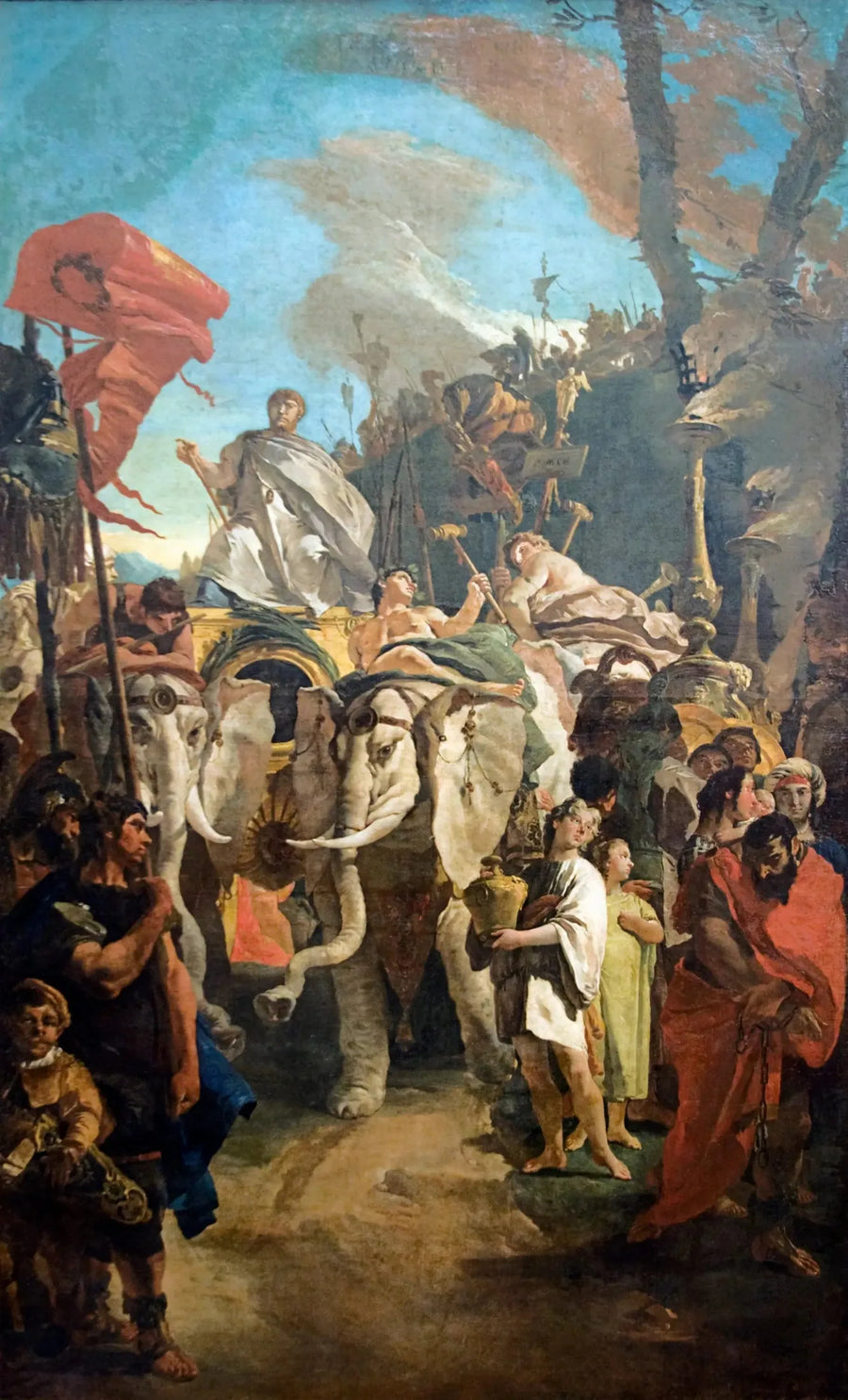 Trionfo di Manius Curius Dentatus - Giovanni Battista Tiepolo