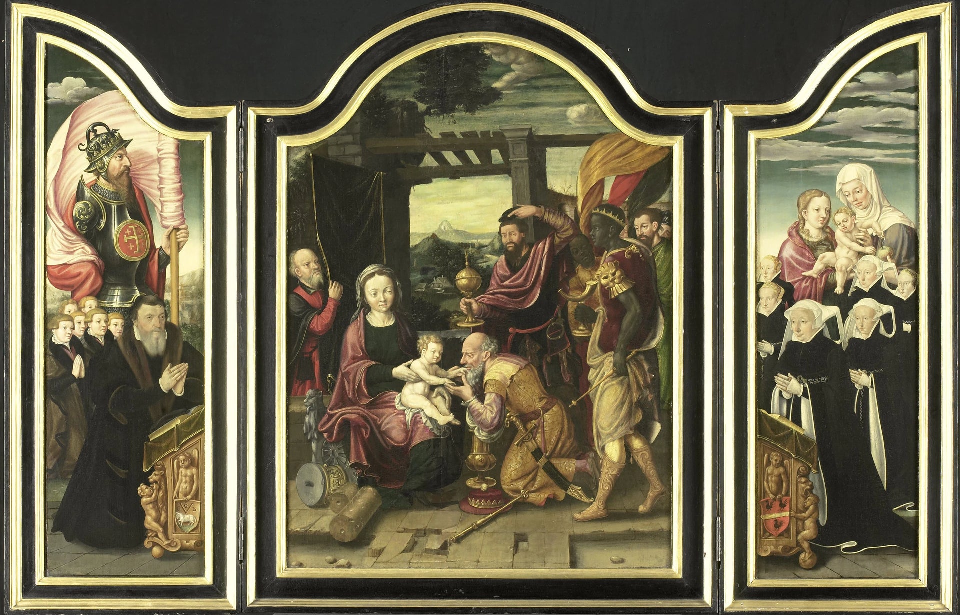 Triptyque avec l'Adoration des Mages - Artiste inconnu du Rijksmuseum