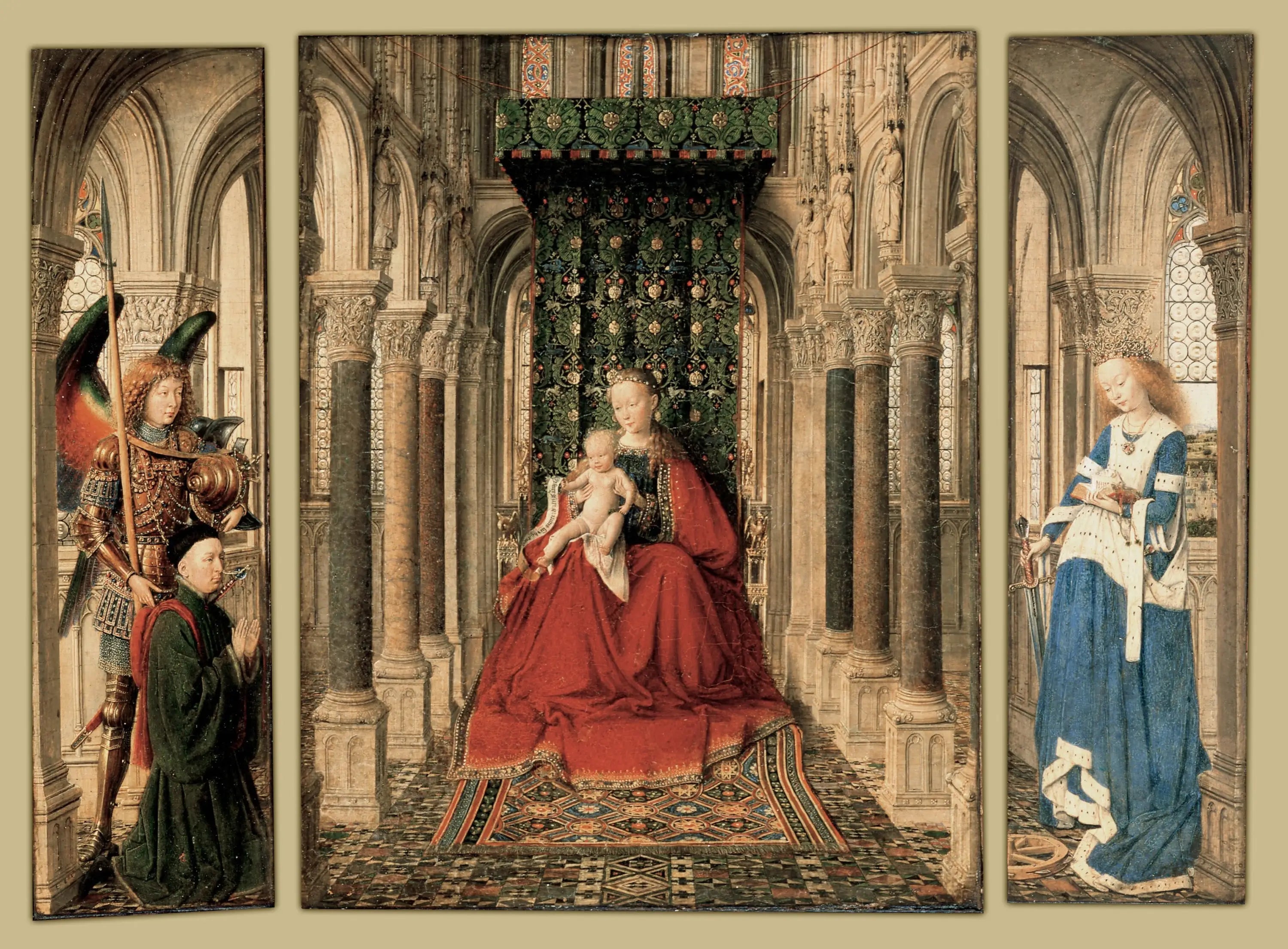Triptyque de Dresde - Jan van Eyck image 1 reproduction réalisée par Alpha Reproduction